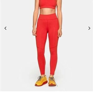 Outdoor Voices Red Heathered TechSweat Core 7/8 Leggings Sz S
